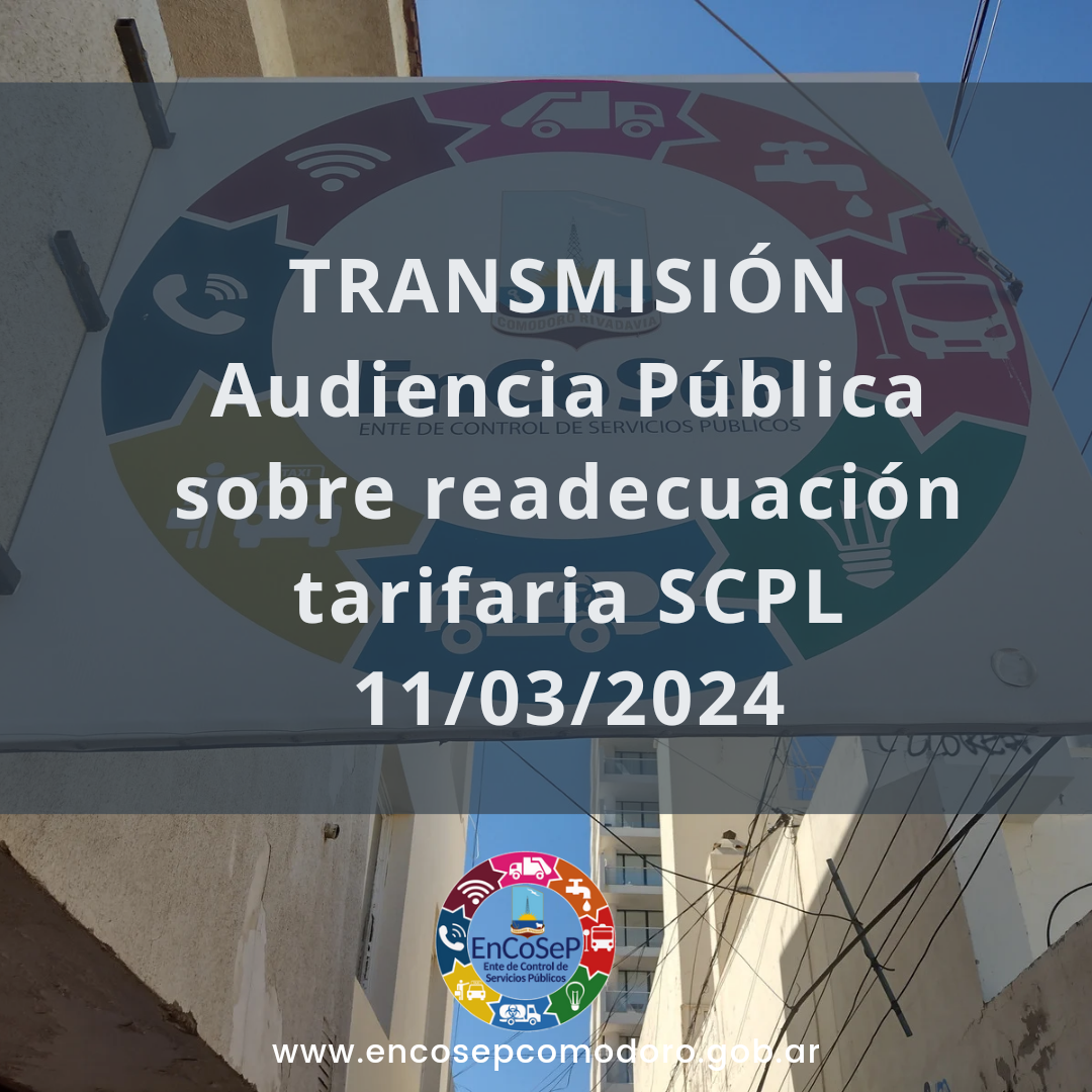 Transmisión Audiencia pública SCPL 11/03/2024